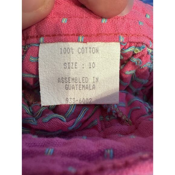 Vintage Oshkosh Pink Polka Dot Shorts USA Made Girls Sz 10 NWT - Picture 13 of 14